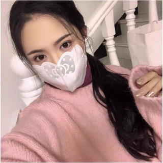 แมสคิตตี้3D แมสน่ารัก ที่ปิดปาก-ปิดจมูก ลายคิตตี้ 1 แพค มี 10 ชิ้น