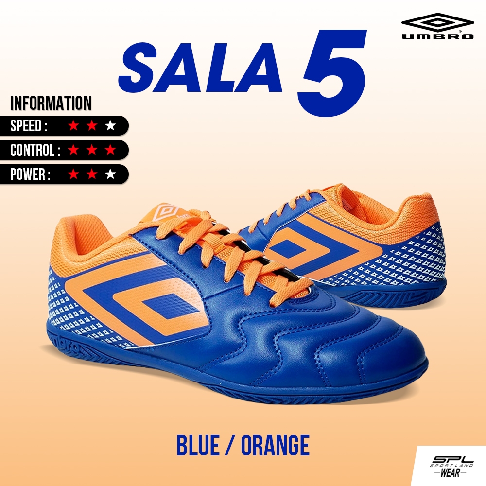 Umbro รองเท้าฟุตซอล M Sala 5 81917U-LVP NVOR (1490) — صورة 2