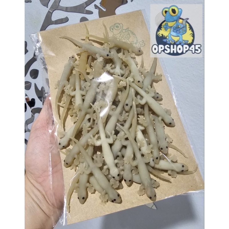 จิ้งจกปลอม จากยางพารา 🦎🦎🦎🦎🦎ขนาด 50 ตัว
