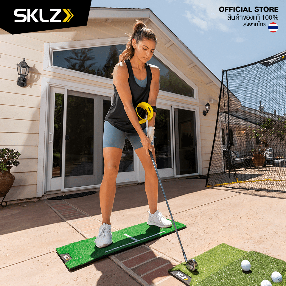 SKLZ - Shallow Shot วงล้อ ปรับวงสวิงกอล์ฟ แก้อาการปีกไก่ พัฒนาวงสวิง ตีลูกให้ตรง — صورة 5