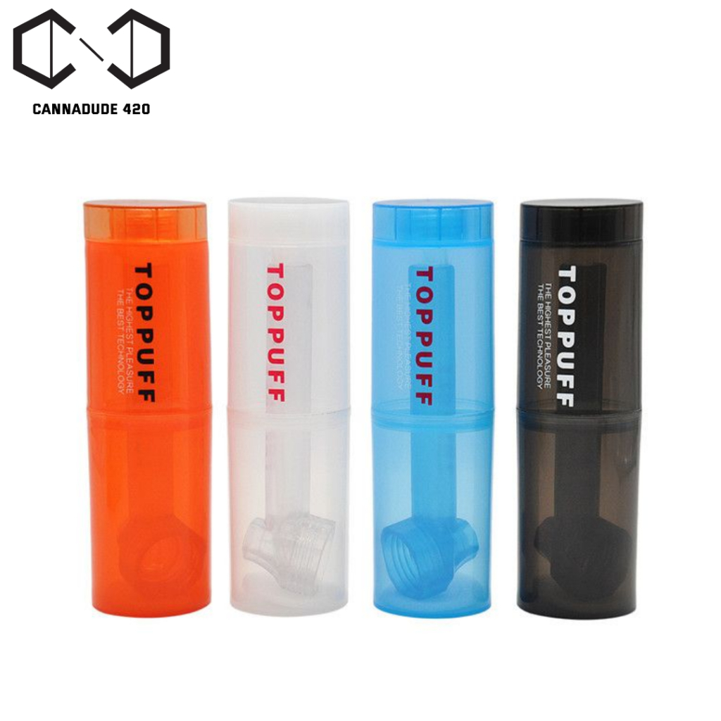 Toppuff (V.2) คละสี บ้องพกพา ครบชุด อุปกรณ์สายเขียวพกพาบ้องประกอบขวดน้ำ