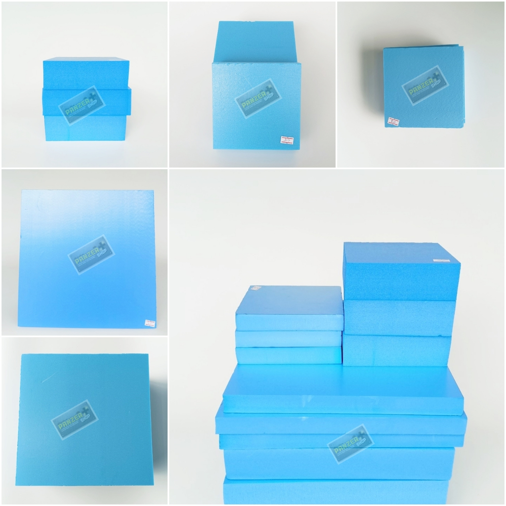 โฟมฟ้า (XPS Foam) สำหรับทำ Diorama