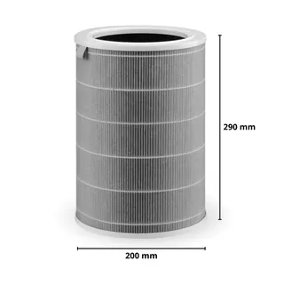 (มี RFID) ไส้กรองอากาศ Xiaomi รุ่น Pro / 2S / 2H / 2C / 3H / 3C (สีเทา) สำหรับ เครื่องฟอกอากาศ Mi Air Purifier Filter