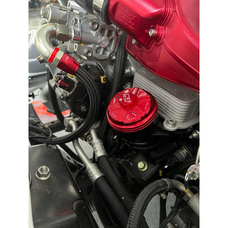 เสื้อกรองน้ำมันเครื่อง billet สำหรับ Isuzu 1.9-1.9/2024 (ระบบภายในเหมือนของเดิม) งาน Ms Thailand
