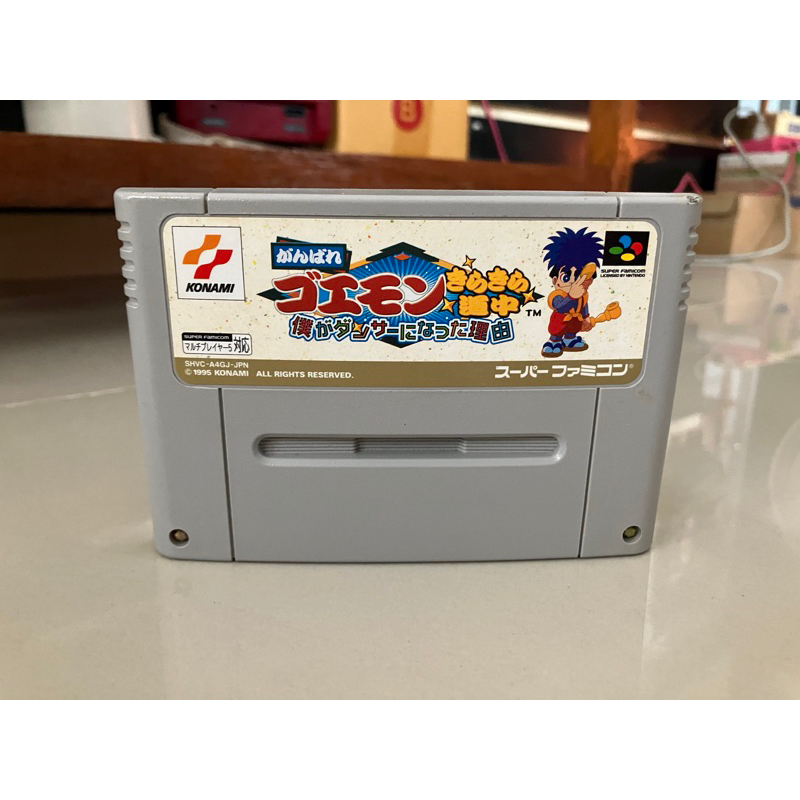 Ganbare Goemon 4 ตลับ Super Famicom (SFC) ของแท้จากญี่ปุ่น สภาพสวย