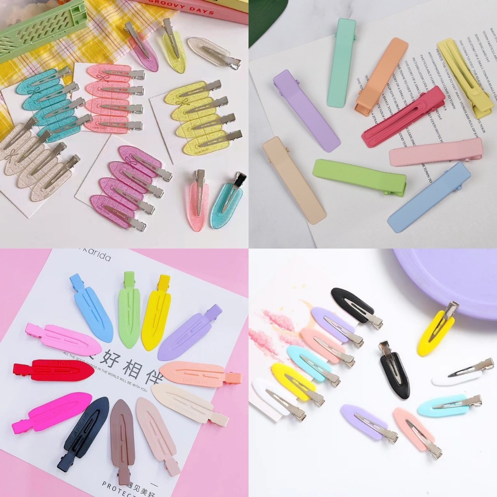 กิ๊บติดผม สไตล์เกาหลี สีพลาสเทล เครื่องประดับ ตกแต่งได้ diy 4 แบบ