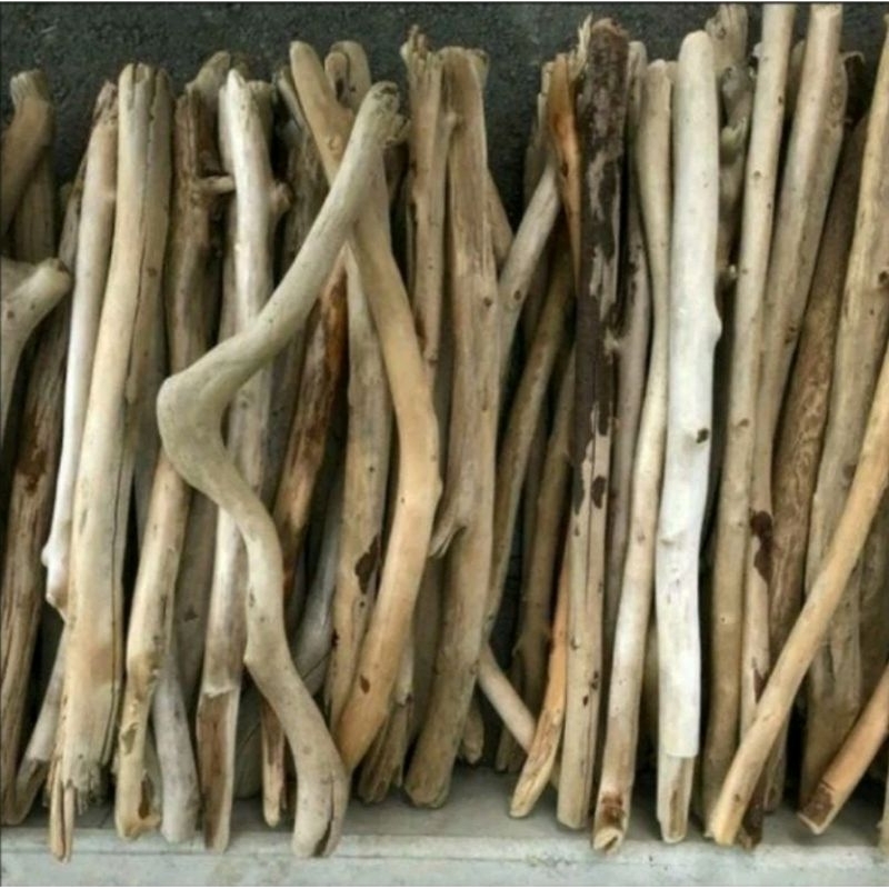 Driftwood Pieces'Small or large Dlyเศษไม้แห้งสำหรับทำงานประดิษฐ์ทั่วไป