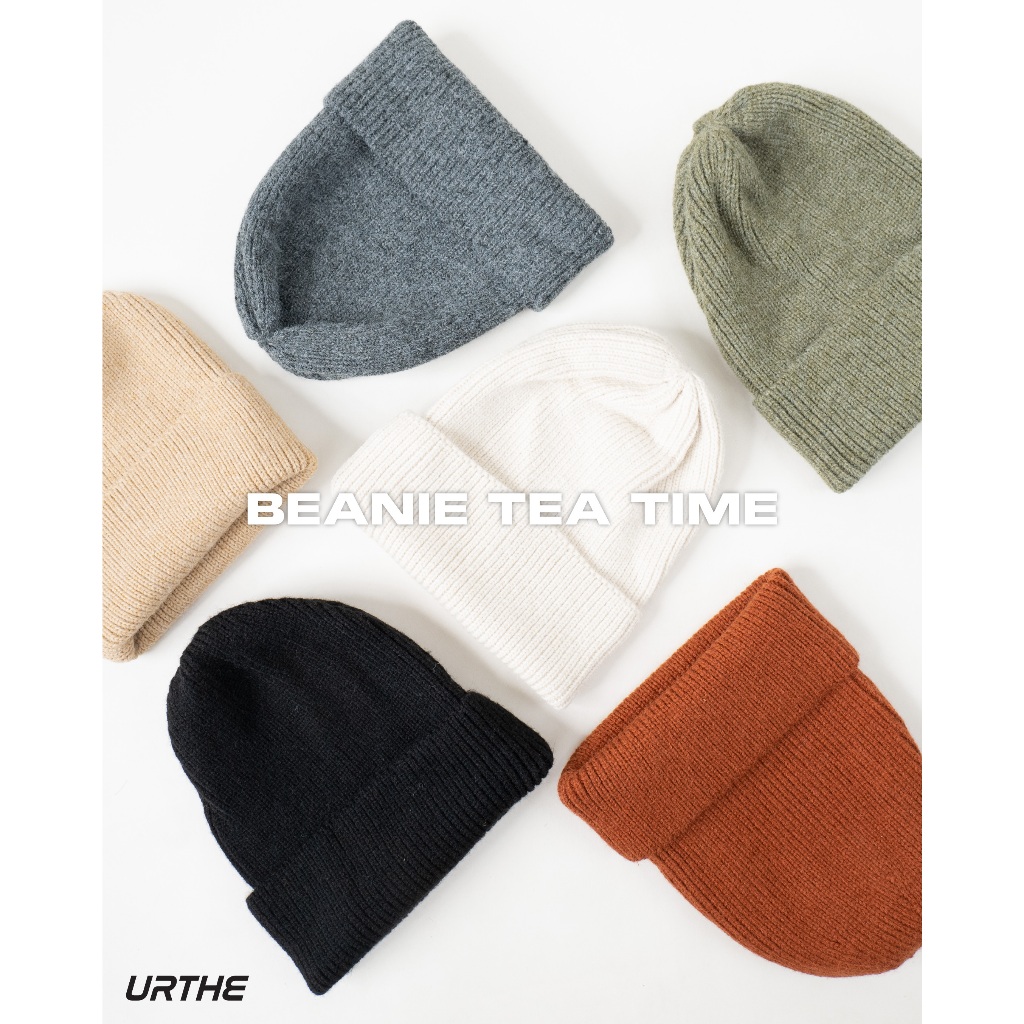 URTHE - หมวกไหมพรม รุ่น BEANIE TEA TIME