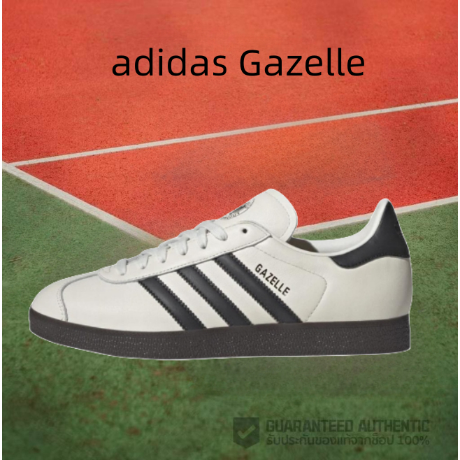 adidas originals GazelleGerman Football League ขาว - ดำ รองเท้าผ้าใบ รูปแบบ ของแท้ 100 %