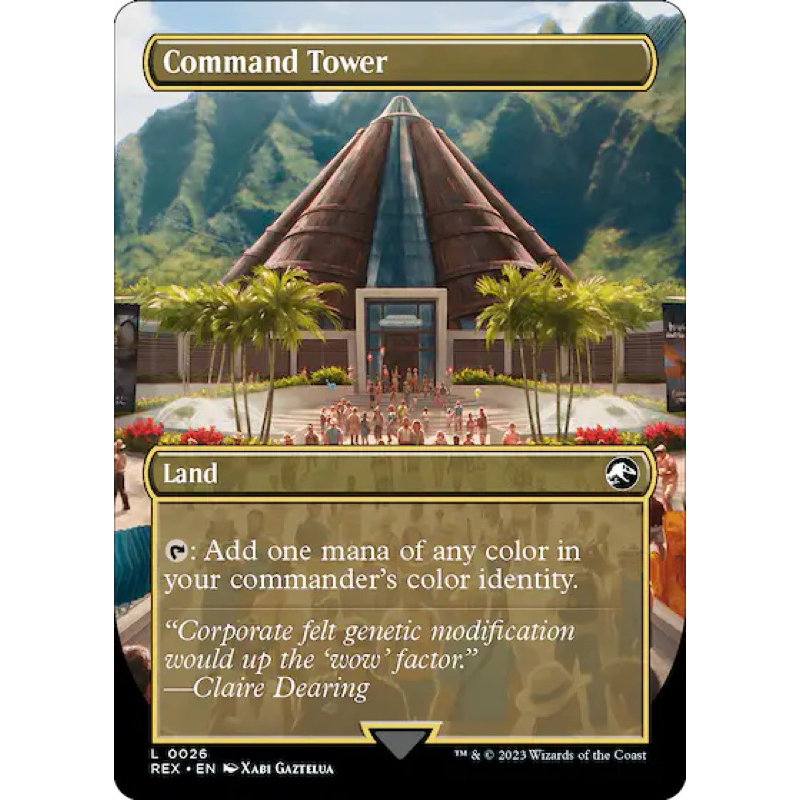 MTG (REX) Command Tower (Universes Beyond: Jurassic World Collection) (C)