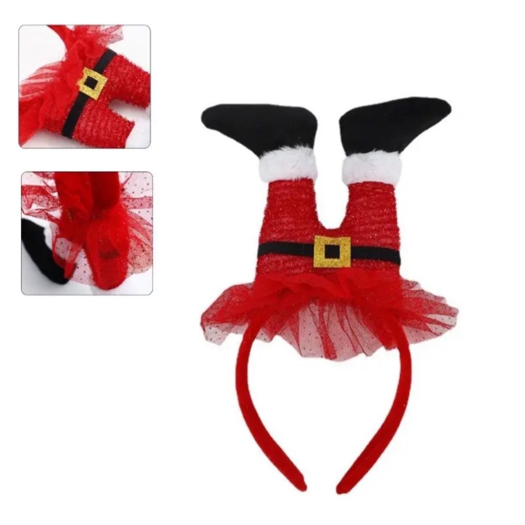 DCC-ที่คาดผมคริสต์มาส มีไฟ เครื่องประดับผม(พร้อมส่งจากไทย) - รูปที่ 2