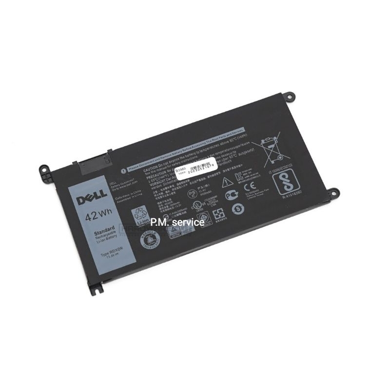 แบตเตอรี่โน๊ตบุ๊คแท้ BATTERY DELL WDX0R INSPIRON 13-5368 7368 15-5567 5568 3581