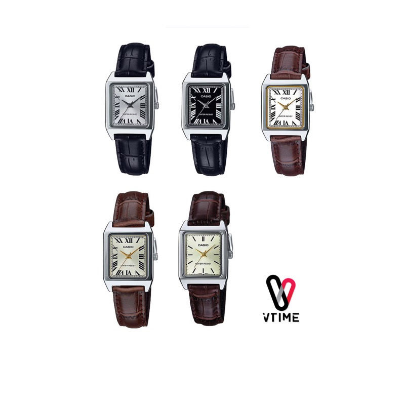 CASIO Tank นาฬิกาผู้หญิง รุ่น LTP-V007L | LTP-V007D l LTP-V007G