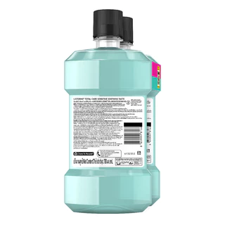 ลิสเตอรีน โทเทิลแคร์ เซนซิทีฟ น้ำยาบ้วนปาก 750 มล. (แพ็คคู่) LISTERINE TOTAL SENSITIVE 750ML (TWINPACK)