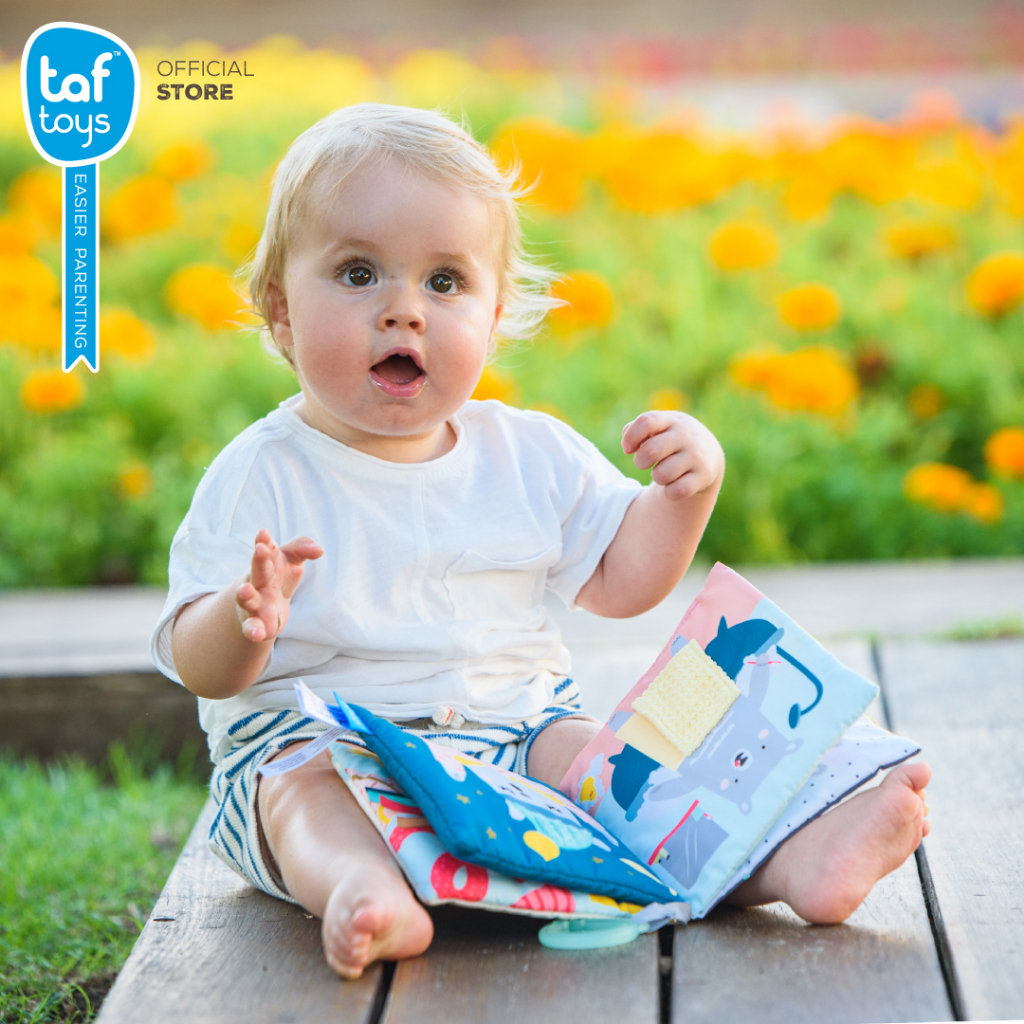Taf Toys หนังสือผ้า หนังสือกิจกรรม What Does Paul Wear Book หนังสือเสริมพัฒนาการ 6 เดือน ขึ้นไป รูปที่ 2