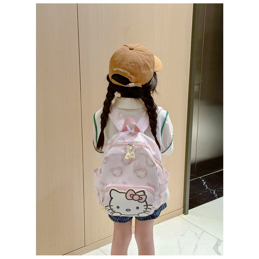 พร้อมส่ง💕 กระเป๋าเป้เด็ก 11-13นิ้ว ลายการ์ตูน Sanrio น่ารัก เป้เด็กอนุบาล ซานริโอ้ คุโรมิ ชินนาม่อนโรล มายเมโลดี้ - รูปที่ 4