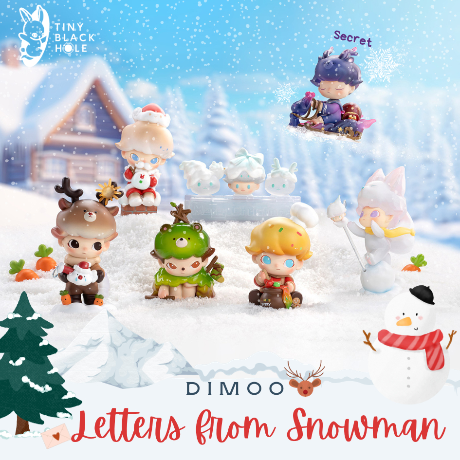 [พร้อมส่ง แบบยกกล่อง] Pop Mart: Dimoo Letters from Snowman