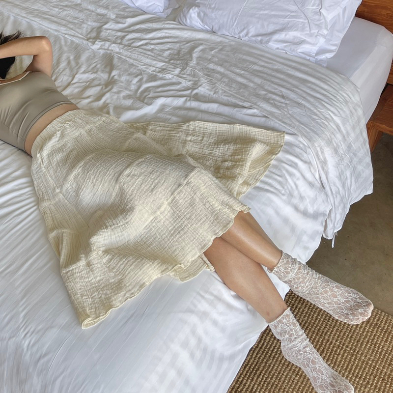 กระโปรงชั้นๆ 4 ส่วน | Mori layer skirt 🤍✨