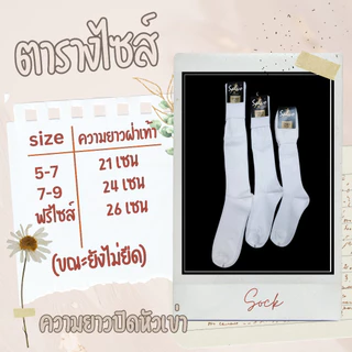 ถุงเท้ายาวชุดไทย ผู้ใหญ่ เด็ก งานไทย พร้อมส่ง