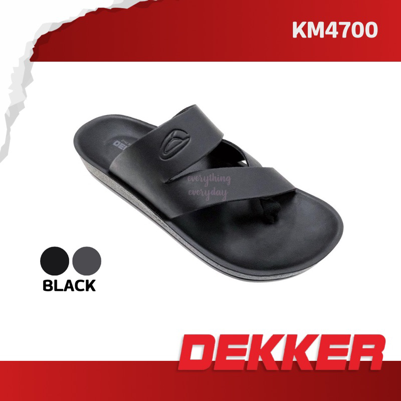 รองเท้าแตะผู้ชาย รองเท้าแตะคีบโป้ง dekker รุ่น KM4700
