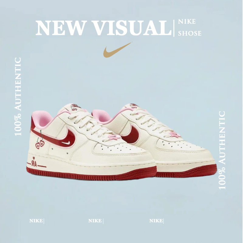 ของแท้ 100% Nike Air Force 1 Low 07 LX“Valentine Day” พร้อมส่ง