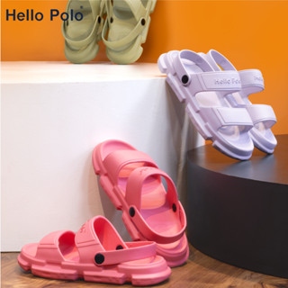 Hello Polo รองเท้าแตะ รองเท้าแฟชั่น กันลื่น พื้นหนา 3 CM. นุ…