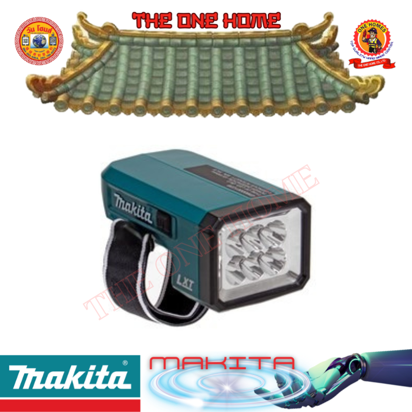 MAKITA รุ่น DML-186 ไฟฉายไร้สาย LED 18 โวลต์ ไฟฉาย LED 6 ดวง ไม่รวมแบตเตอรี่และแท่นชาร์จ
