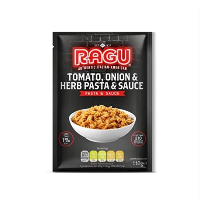 Ragu - Tomato onion & Herb pasta&sauce 110g