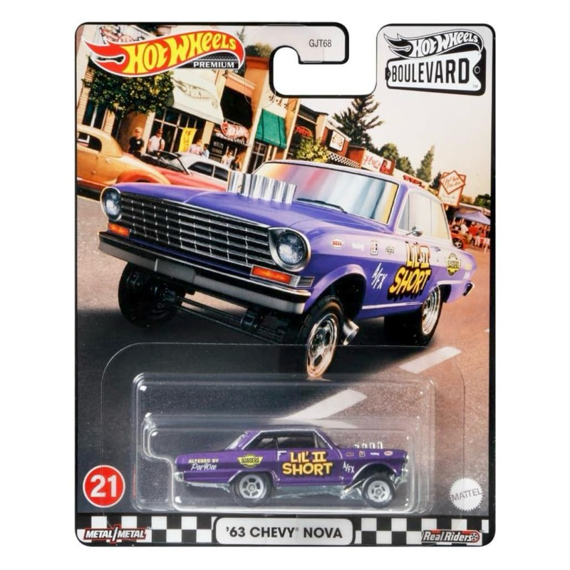 Hotwheels Premium | ‘63 Chevy Nova (Boulevard 21) สเกล 1:64
