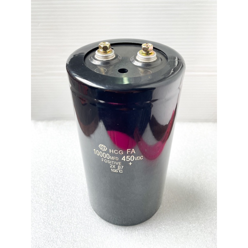 (แพ็ค1ตัว) C 10000UF 450V Hitachi 90x170mmของแท้ใหม่+-10% คาปาซิเตอร์ 10000UF450V ตัวเก็บประจุไฟฟ้า 