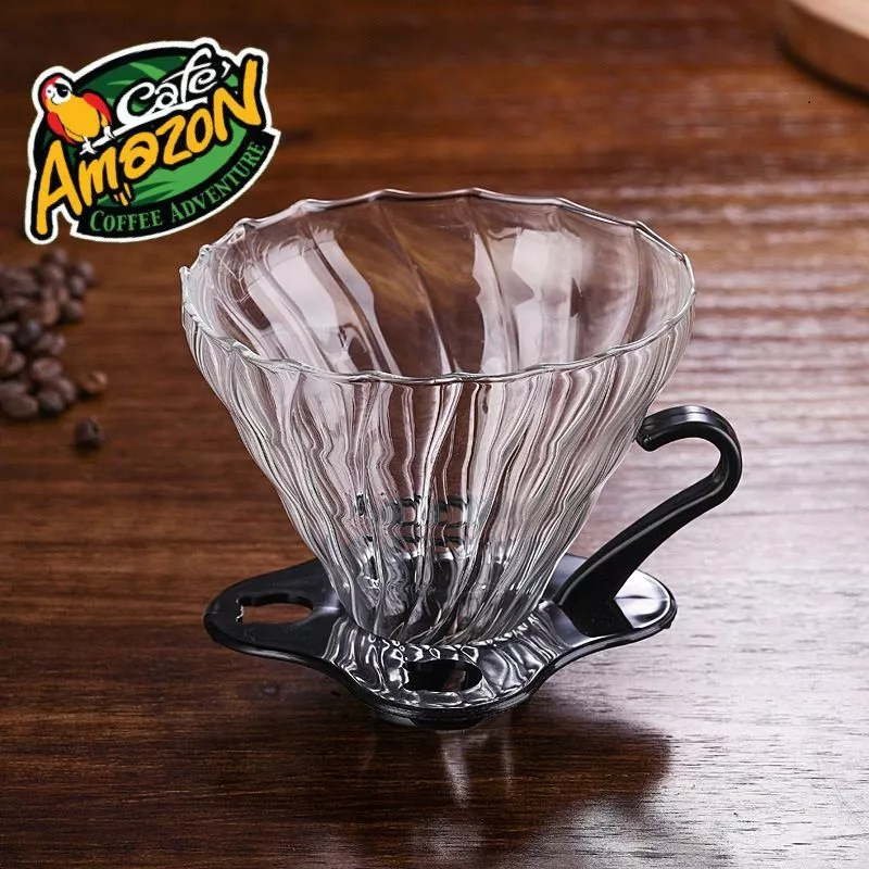 [St.Coco Cafe]ดริปเปอร์ V60 วัสดุแก้ว แท้จากญี่ปุ่น 1-2 ถ้วย/2-4ถ้วย Glass Dripper