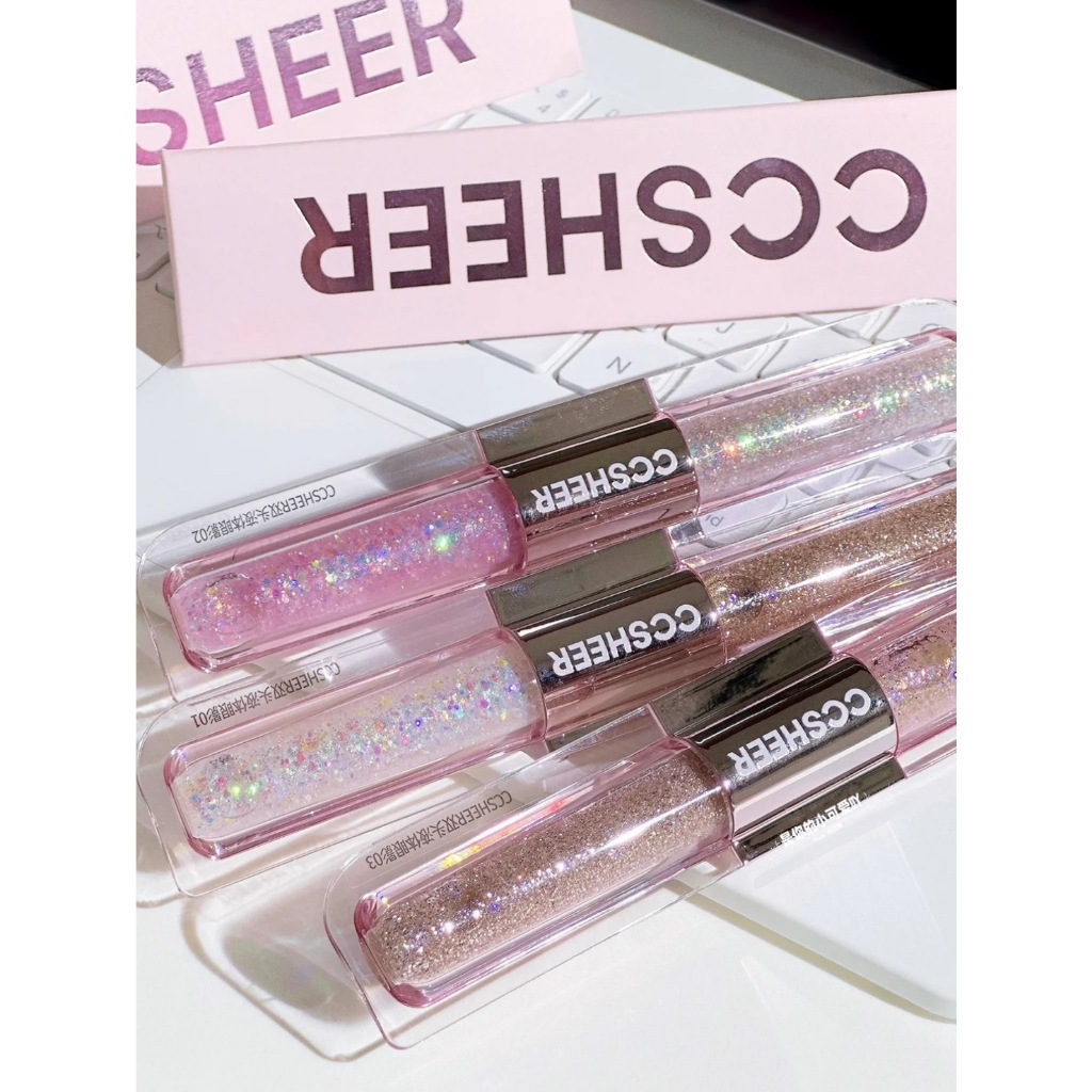 CCSHEER EYE GLITTER DUO ของแท้ กลิตเตอร์ทาตา 2 หัวในแท่งเดียว ดวงตาสวยฉ่ำ วิ้งค์ทะลุกล้อง