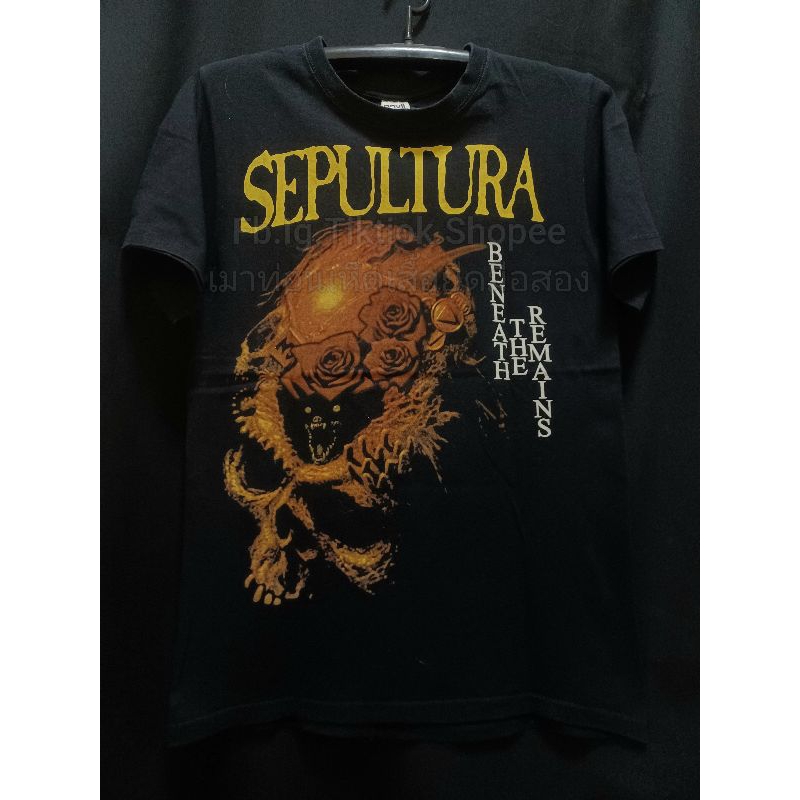 เสื้อวง Sepultura มือสองลิขสิทธิ์แท้ (Thrash metal)
