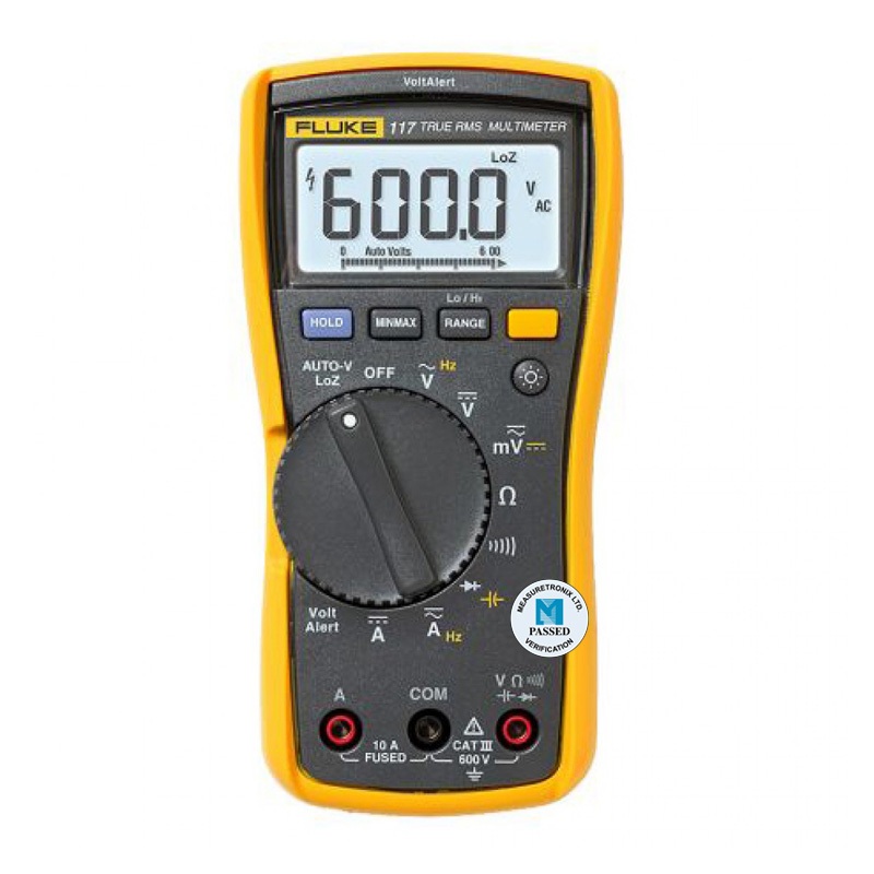 Fluke 117 ดิจิตอลมัลติมิเตอร์ สำหรับช่างเทคนิคงานบริการด้านไฟฟ้า