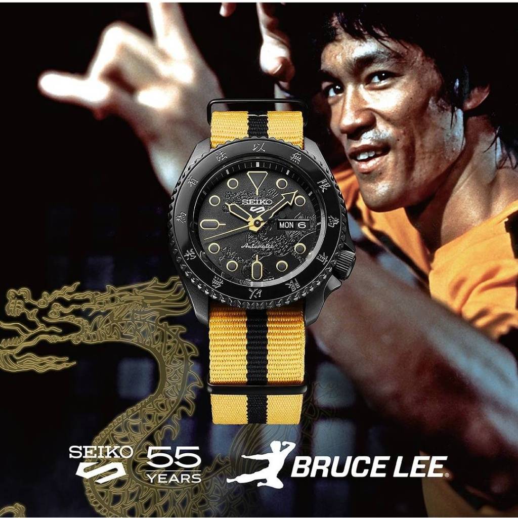 SEIKO 5 Sports 55th Anniversary Bruce Lee Limited Edition นาฬิกาข้อมือ รุ่น SRPK39K1 (42.5 มม.)