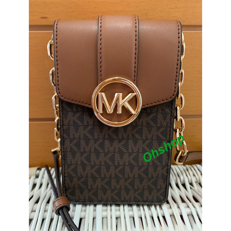 Michael kors phone bag crossbody MK กระเป๋าใส่โทรศัพท์ ของแท้ 💯%