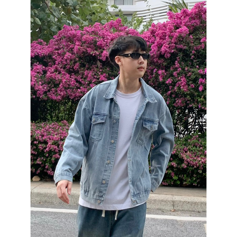 Boy jacket (990.-) เสื้อแจ็คเก็ตยีนส์ผู้ชาย ทรงสวย ผ้ายีนส์นิ่มใส่สบาย