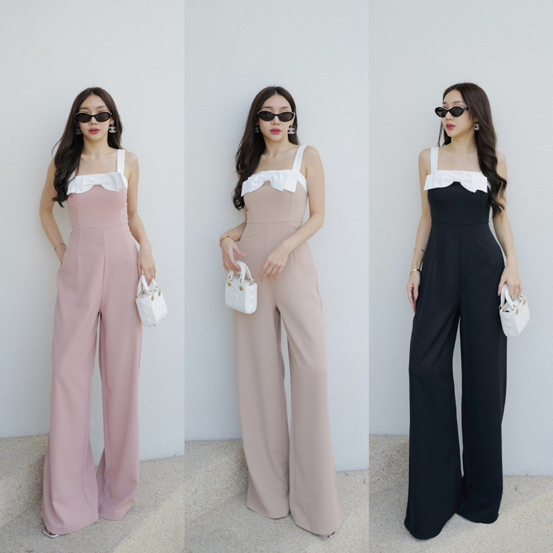 Bow ferry Jumpsuit จั้มยาว