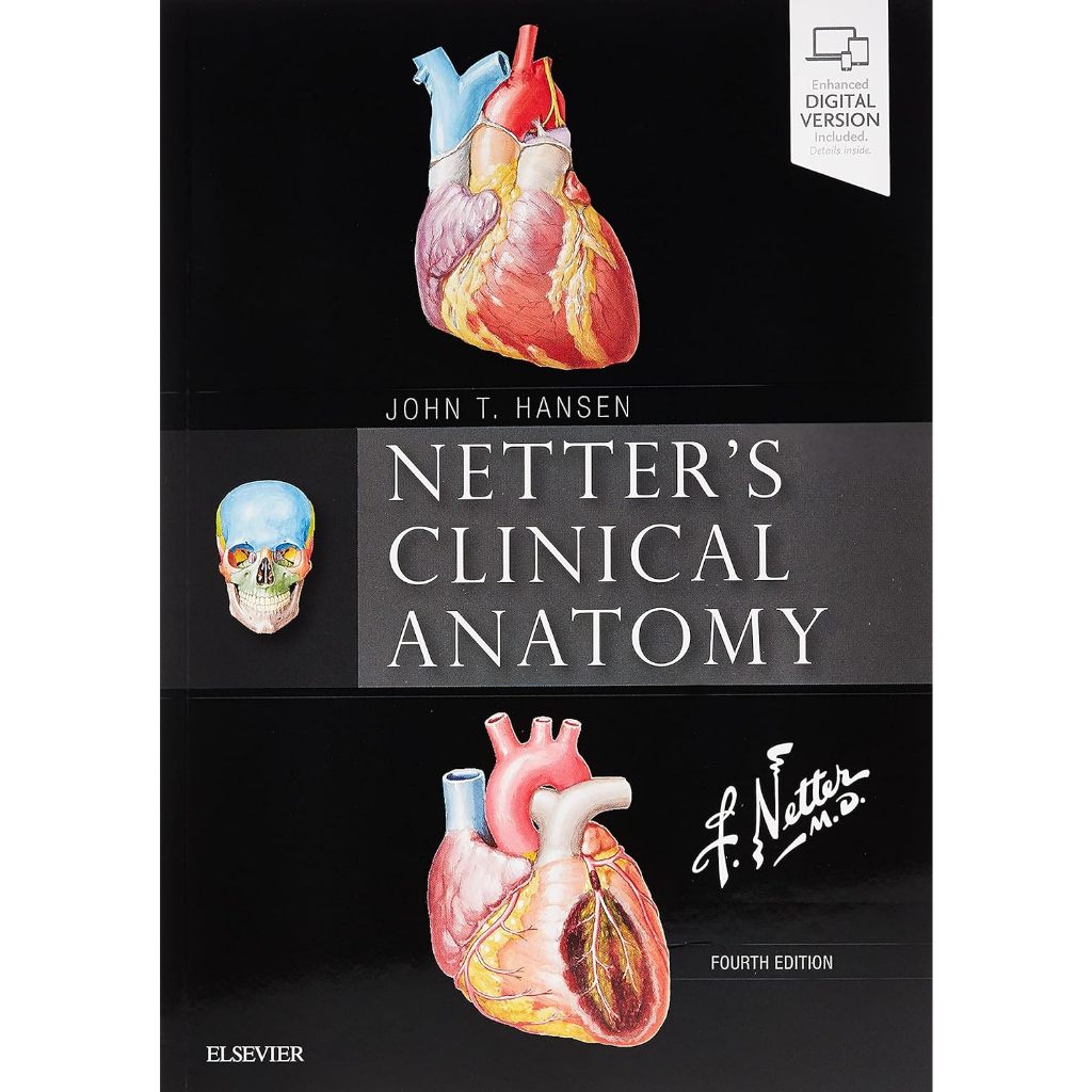 [หนังสือ] Netter's Clinical Anatomy 4th ตำรา กายวิภาคศาสตร์ atlas of human medicine medical textbook book EB NS