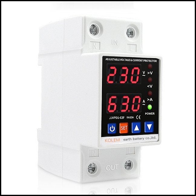 Kolem VA Protector AC 220V อุปกรณ์ป้องกันไฟกระชาก แบบตั้งค่าได้ สินค้าคุณภาพ
