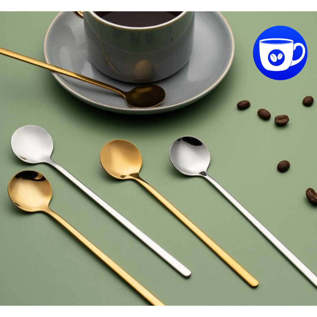 BlueBird ช้อนสแตนเลส กลม เกาหลี 15cm มี2ส วัสดุอย่างดี
