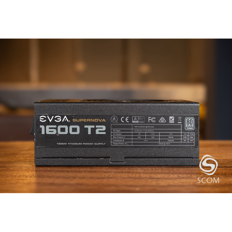 (PSU) EVGA 1600 T2 1600W 80+ TITANIUM ตัวเทพที่สุดของ EVGA