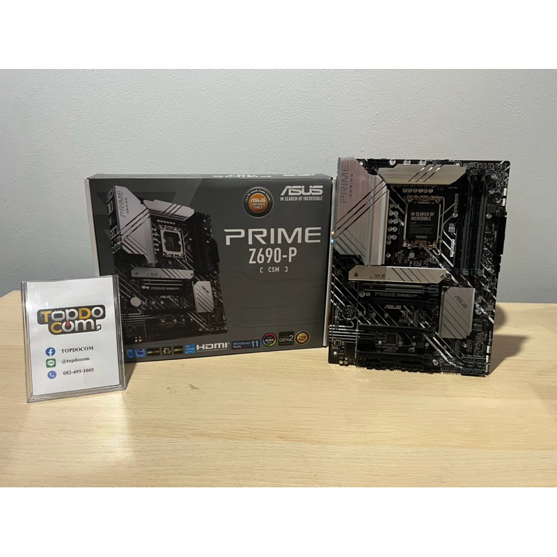 Asus Prime Z690-P CSM D5 (สินค้ามือสอง/มีประกันศูนย์/ผ่อนชำระได้)