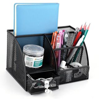 กล่องเหล็กเก็บปากกา กล่องเหล็กใส่ปากกา กล่องใส่อุปกรณ์เครื่อ…