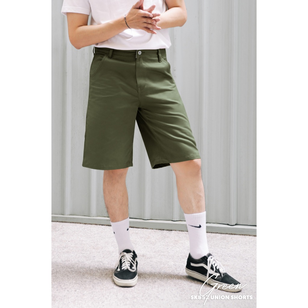 Simple&amp;Raw - กางเกงขาสั้น SK852 UnionShorts (Green)