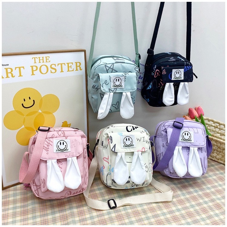 กระเป๋าสะพายข้างสำหรับผู้หญิงน่ารักมี 5สีให้เลือกbag045