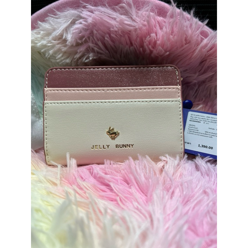 JELLY BUNNY COLOR ESSENCE S WALLET รุ่น B21SWWI004 กระเป๋าตังค์ กระเป๋าสตางค์ผู้หญิง Ivory