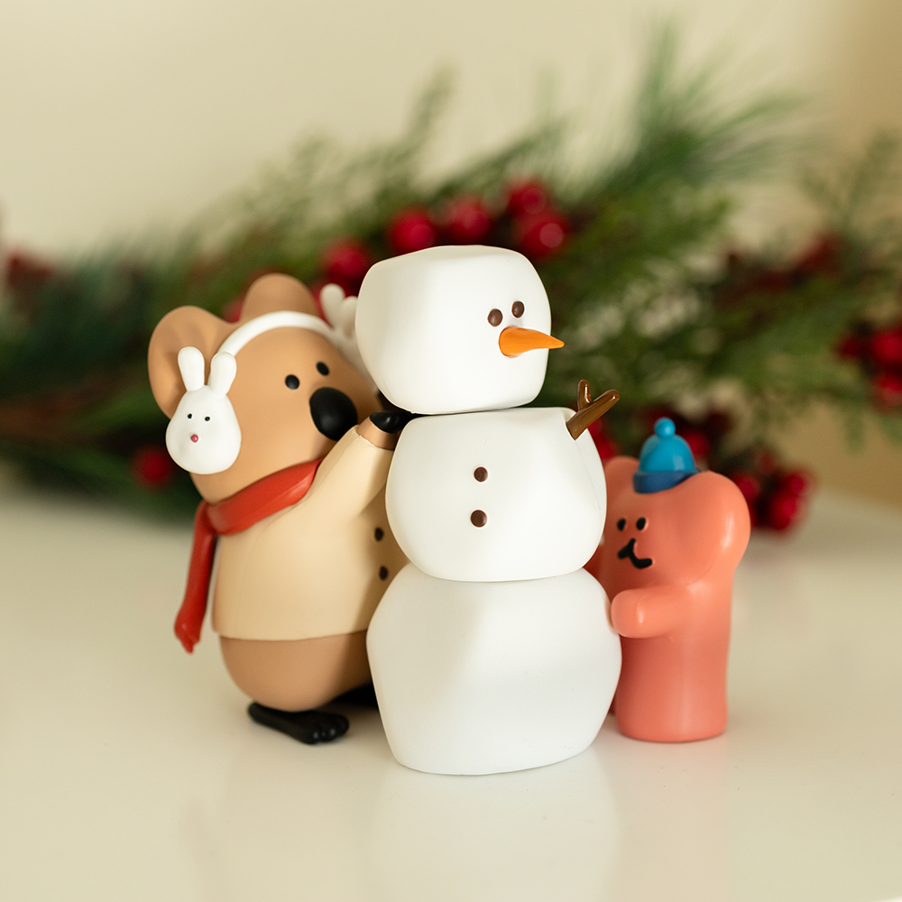 [Pre-order] dinotaeng ʕ·ᴥ·ʔ — Snowman Stack Figure