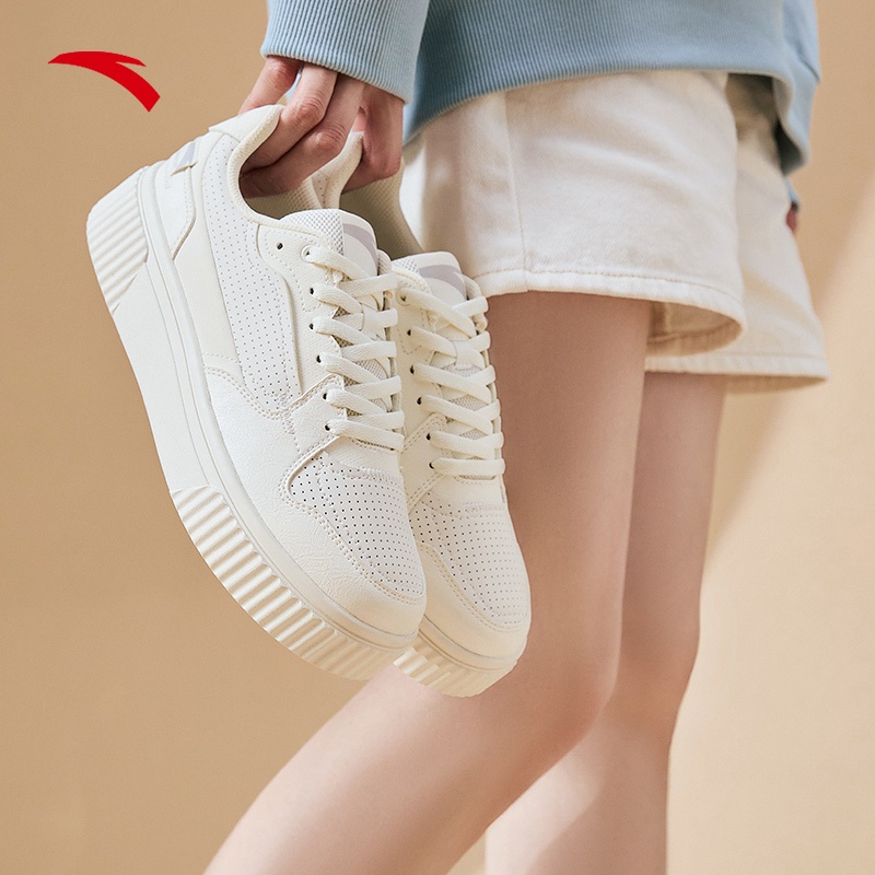 ANTA Cookie Women Sneakers รองเท้าผ้าใบผู้หญิงมีสไตล์และสะดวกสบาย 822238062-1 Official Store