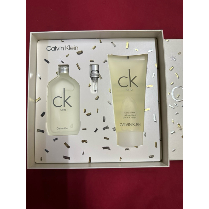 🎉🎉ของแท้จาก Shop เซตน้ำหอม ck one Eau De Toilette 50ml+Shower Gel 100ml พร้อมกล่องของขวัญ